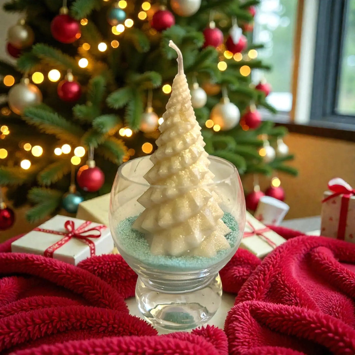 π Christmas Candles Tray β Customizable Soy Wax Shapes & Sand Wax Cups Earth Scent Candles