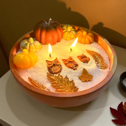 Autumn Harvest Bowl Candle