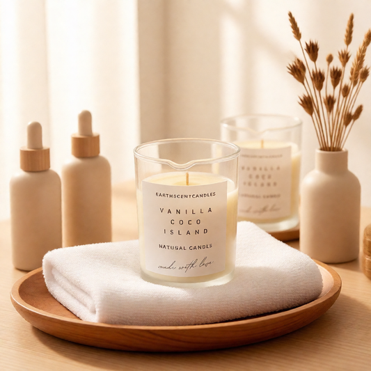 Luxury Massage Candle 120ml - Natural Skin-Safe Oil Candle Egypt - شمع مساج طبيعي