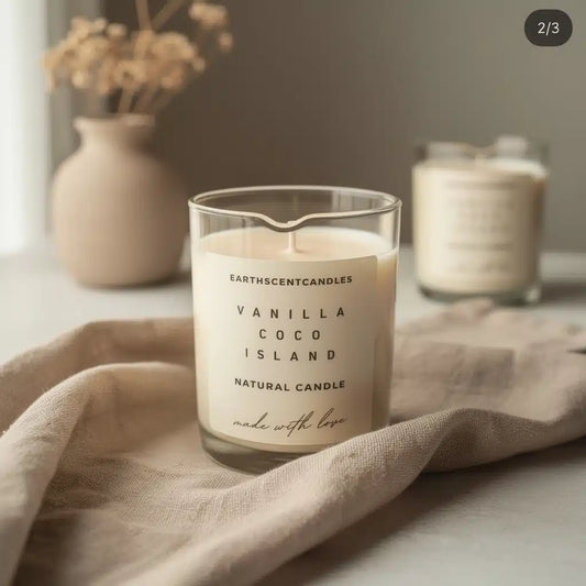 Luxury Massage Candle 125ml - Natural Skin-Safe Oil Candle Egypt - شمع مساج طبيعي