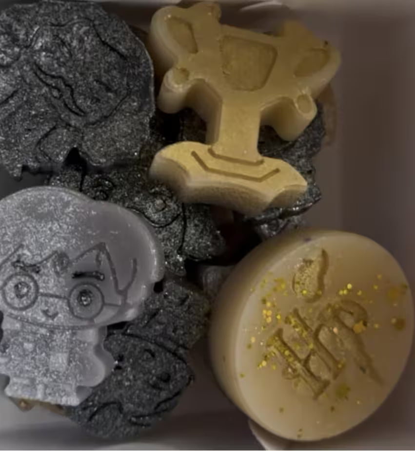 Harry Potter Wax Melts – 10 pcs Custom Colors & Scents Earth Scent Candles