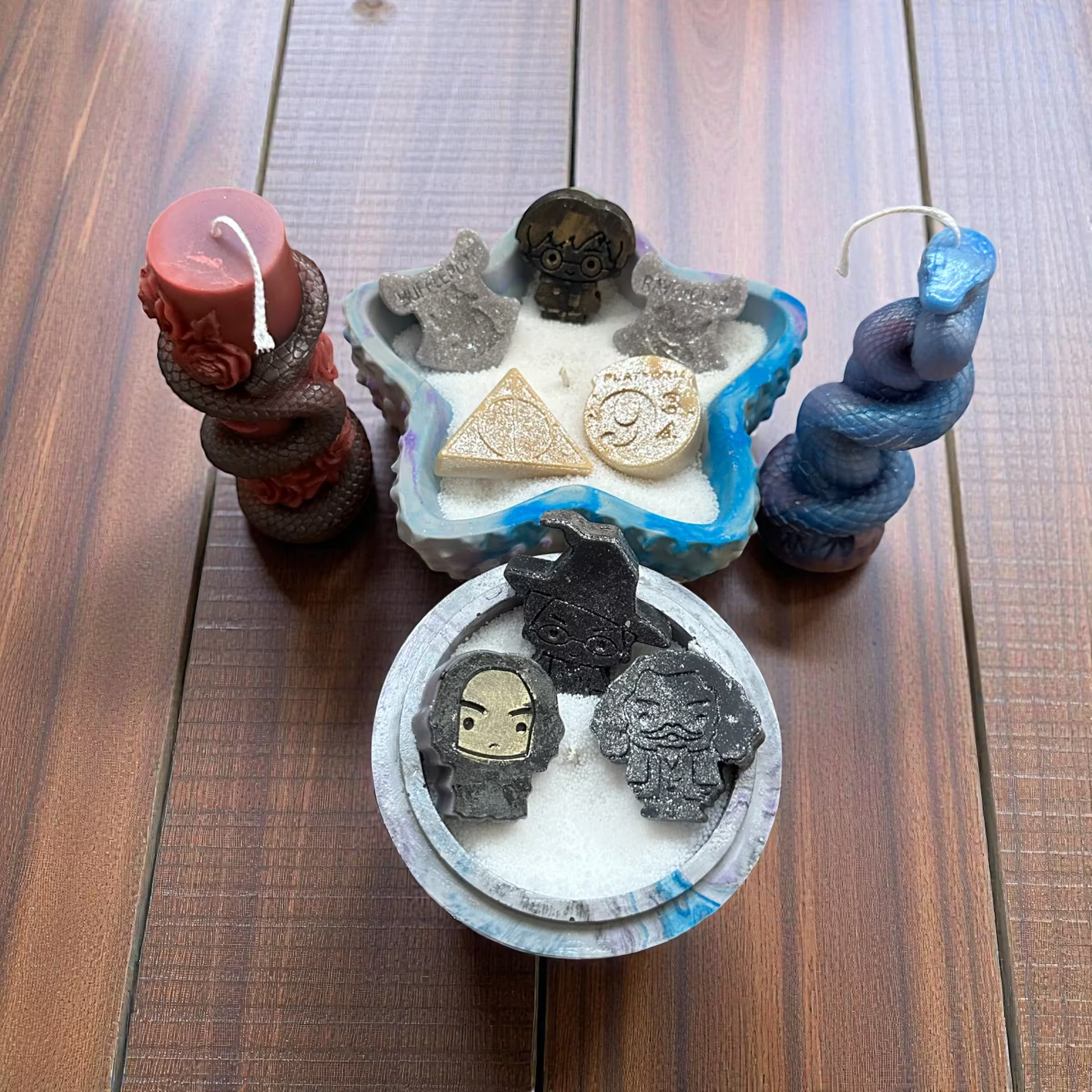 Galaxy Harry Potter Candle Set Earth Scent Candles