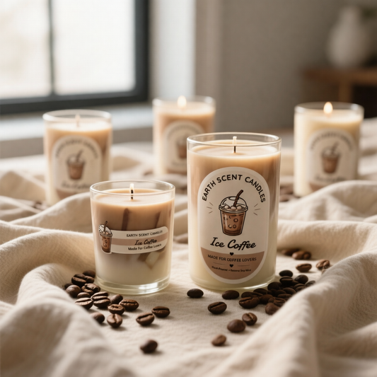 Iced Coffee Candle Sizes - 100ml 150ml Comparison Egypt