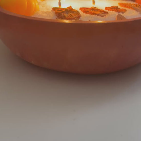 Autumn Harvest Bowl Candle